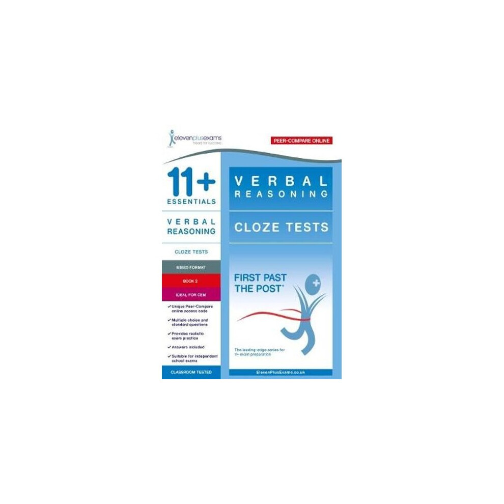 11+ Essentials Verbal Reasoning: Cloze Tests Book Size 2