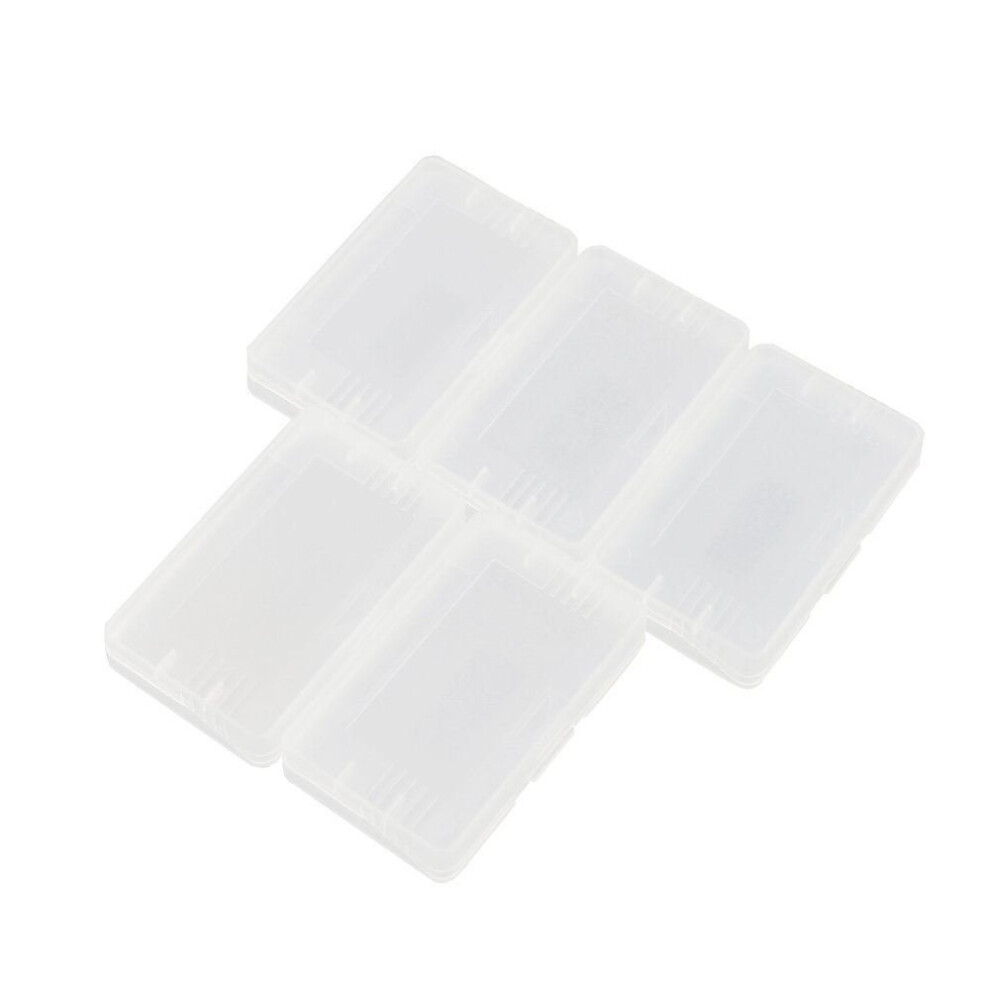 5x Game Card Case Holder Clear Box Nintendo GBA Game Boy Advance SP