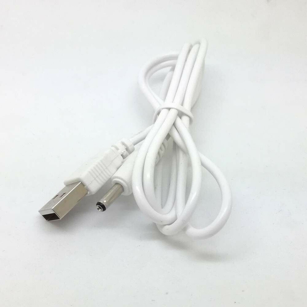 Charger Power Cable Lead For Lovehoney Mini Magic Wand Vibrator (54213) Massager - White