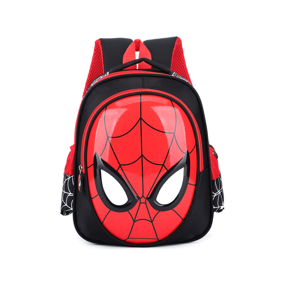(Black) Spiderman Backpack Kids Boys Girl School Rucksack Shoulder Bag Black