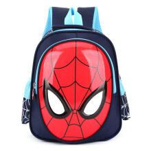 (Dark Blue) Spiderman Backpack Kids Boys Girl School Rucksack Shoulder Bag
