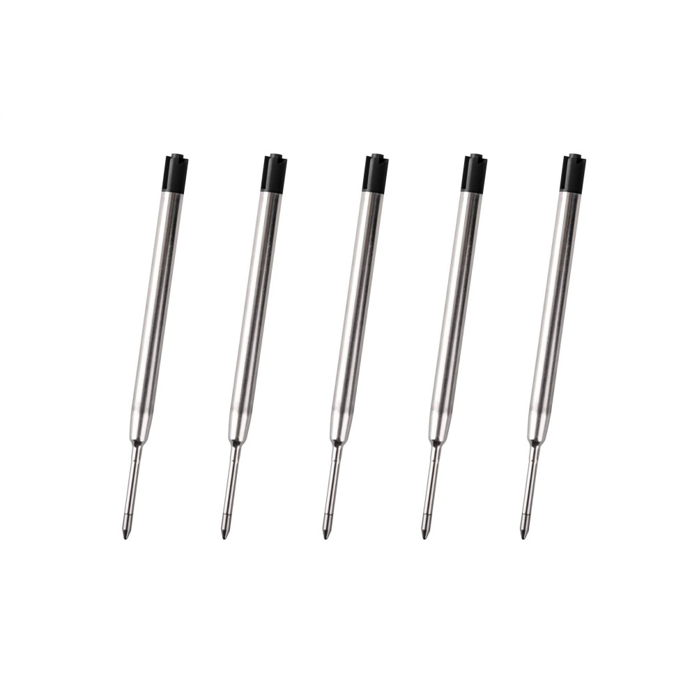 Compatible Refills For Parker Ballpoint Medium Black x5