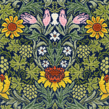 Bothy Threads Cross Stitch Kit - William Morris Sunflowers