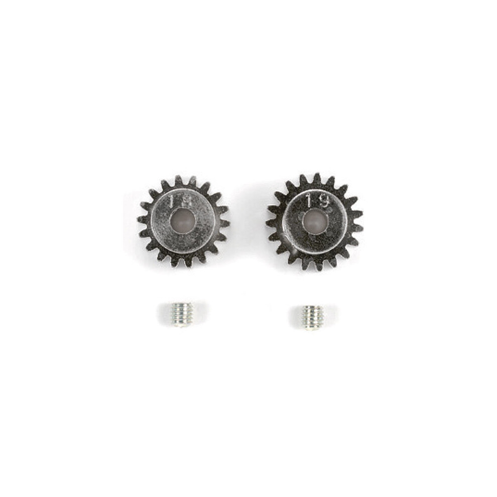 Tamiya 50355 18T, 19T AV Pinion Gear Set (TA01/TA02/M02/M03/M04/M05/TT01/TT02)