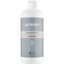 Altruist Sunscreen SPF30 1 Litre bottle UVA UVB non-sticky hypoallergenic
