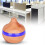 (Dark Brown ) Aroma Essential Oil Electric Humidifier 7