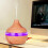 (Dark Brown ) Aroma Essential Oil Electric Humidifier 12