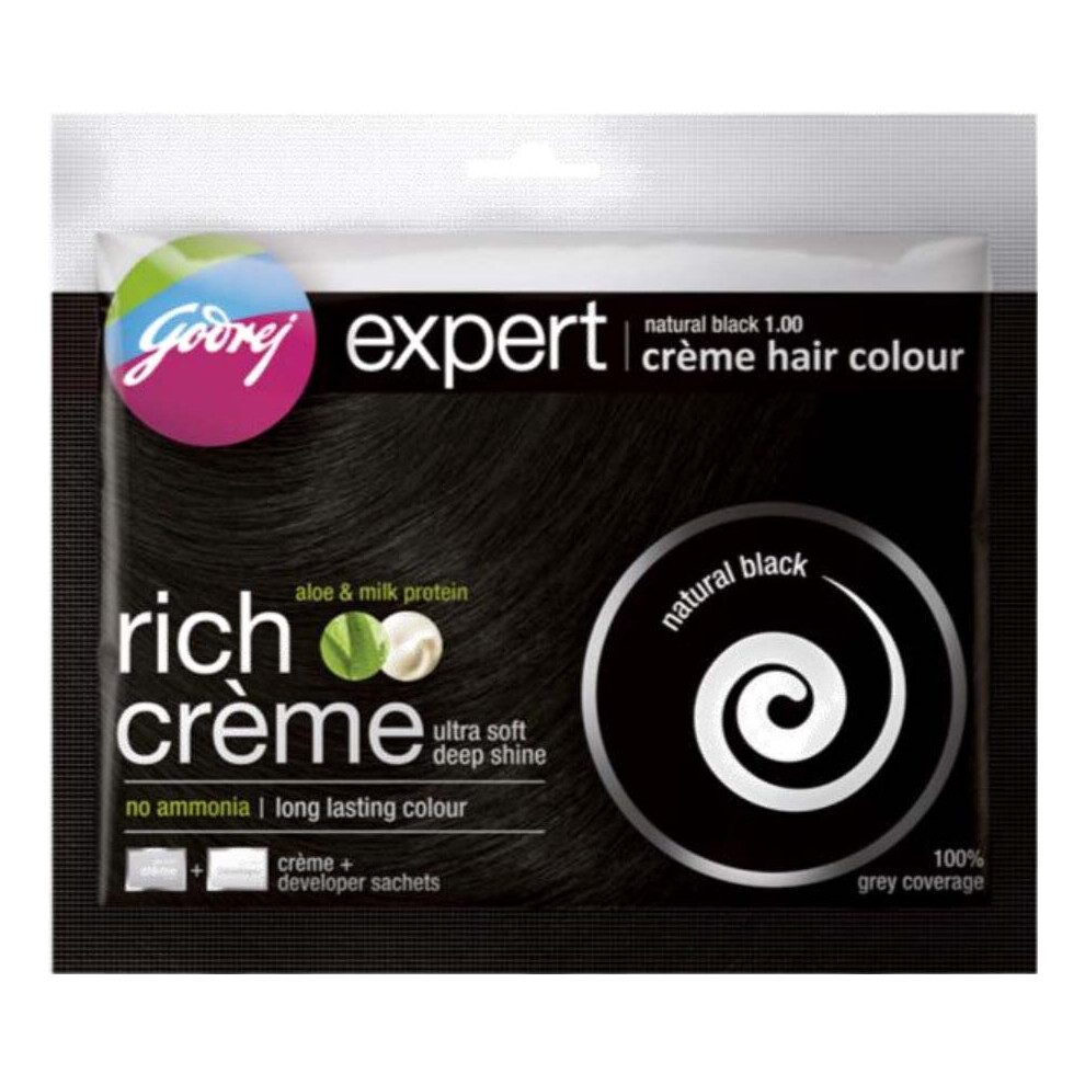 Godrej Uk Black Godrej Expert Rich Creme Nastural 1.00 20Gm Sachets