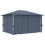 VidaXL vidaXL Pavillon mit Vorhängen 400300 cm Anthrazit Aluminium 1