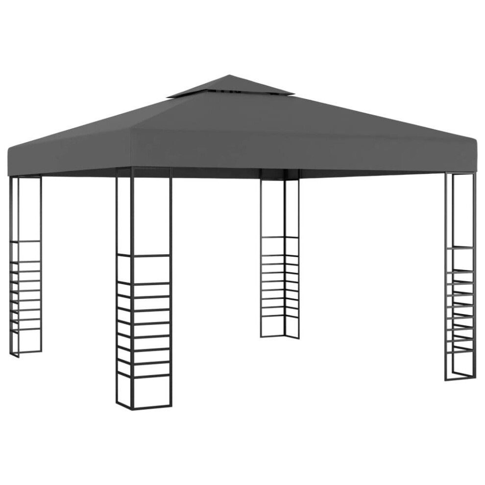 vidaXL Garden Marquee 3m Anthracite Patio Canopy Shelter Tent Awning Sunshade