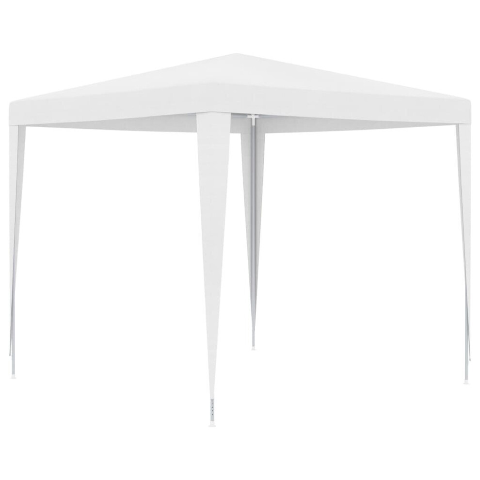 vidaXL Party Tent 2.5m White Outdoor Garden Canopy Gazebo Pavilion Marquees