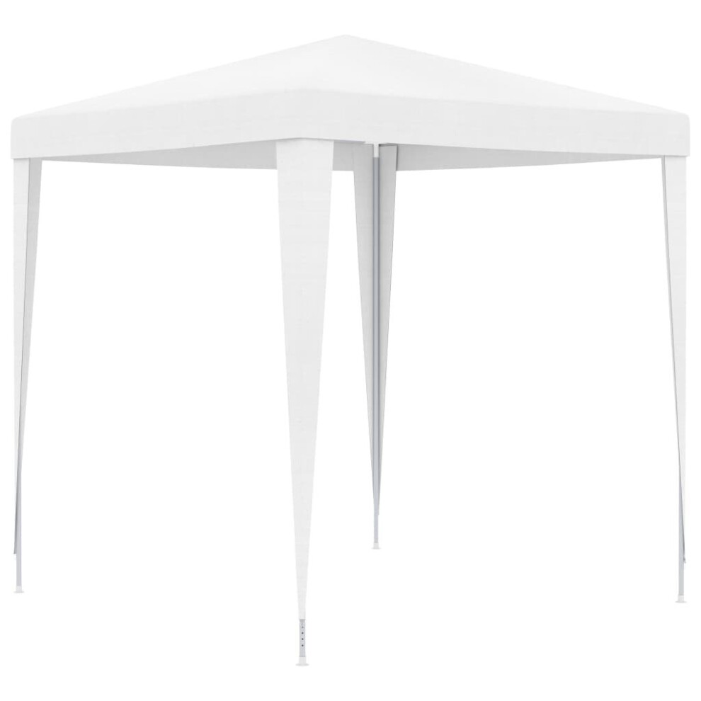 vidaXL Party Tent 2m White Outdoor Garden Canopy Gazebo Pavilion Marquees