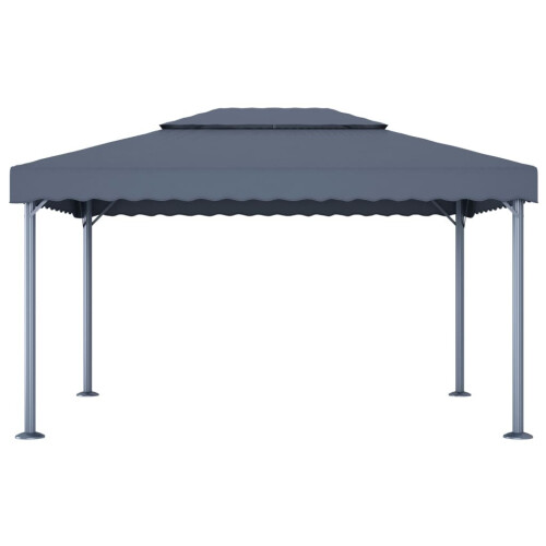 VidaXL vidaXL Pavillon 400 x 300 cm Anthrazit Aluminium 2