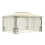 VidaXL vidaXL Pavillon mit Netz 300x400x265 cm Creme 1