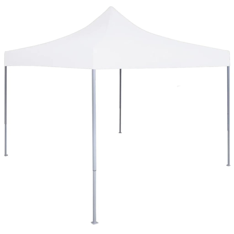 Garden Furniture Set Professional Folding Party Tent 3x3 m Steel White