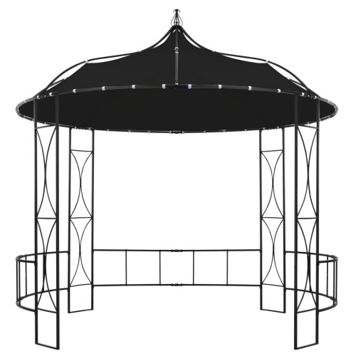 VidaXL vidaXL Pavillon 300 x 290 cm Anthrazit Rund 2