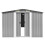 VidaXL vidaXL Gartenhaus 257x298x178 cm Metall Grau 3