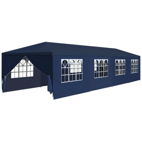 vidaXL havetelt, 3 x 12 m, blå 1