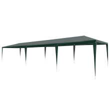 vidaXL Party Tent 3x9m PE Green Outdoor Patio Gazebo Marquee Canopy Shade