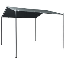 vidaXL Pavilion Partyzelt Überdachung 3x3 m Stahl Anthrazit