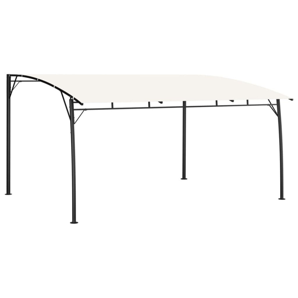 vidaXL Garden Sunshade Awning 4x3x2.55m Cream Outdoor Patio Sun Shelter Tent