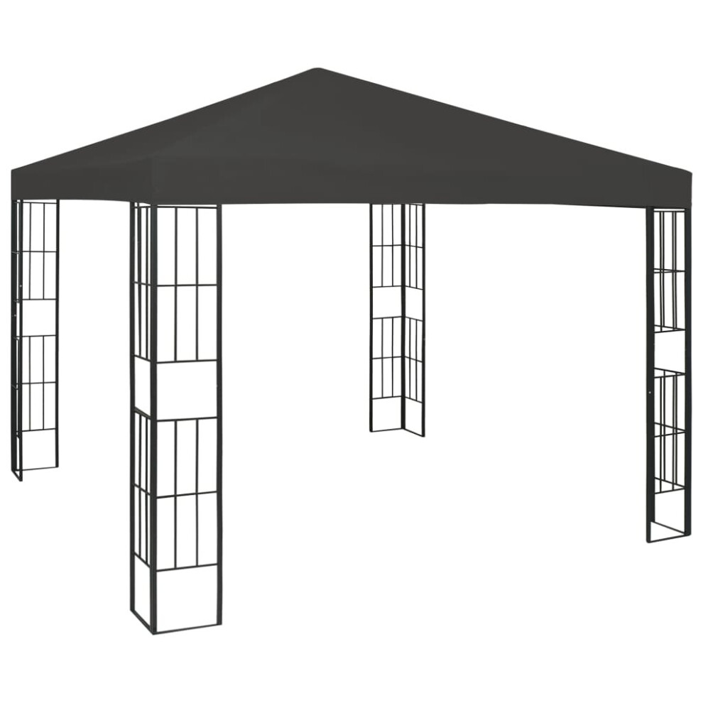 Garden Furniture Set Gazebo 3x3 m Anthracite