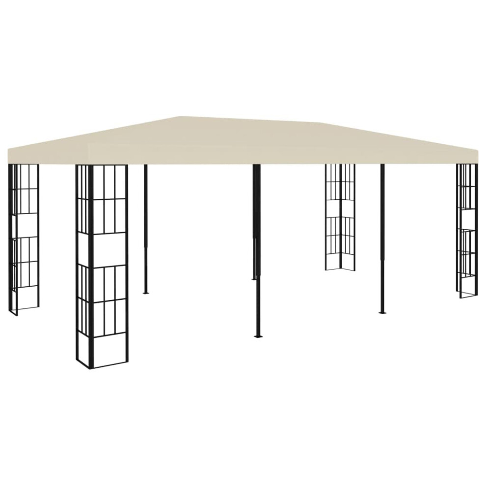 Vidaxl Gazebo Sturdy Stable Outdoor Patio Canopy Shelter Party Tent Cream