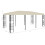 VidaXL vidaXL Pavillon 3x6 m Creme 8