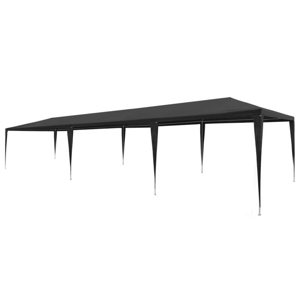 vidaXL Party Tent 3x9m PE Anthracite Outdoor Patio Gazebo Canopy Marquee Shade