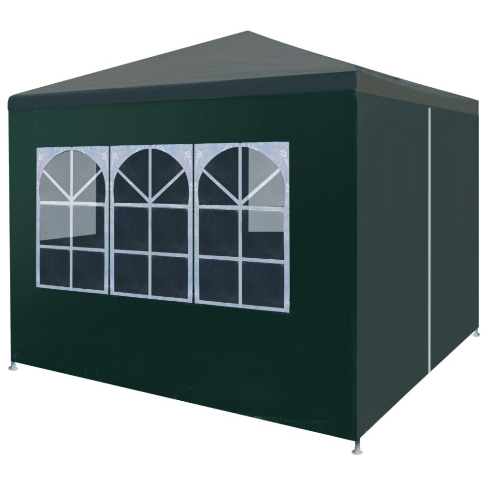 Garden Furniture Set Party Tent 3x3 m Green