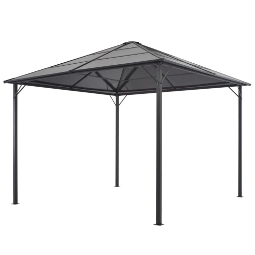 VidaXL vidaXL Gartenpavillon mit Dach Aluminium 33 m Anthrazit
