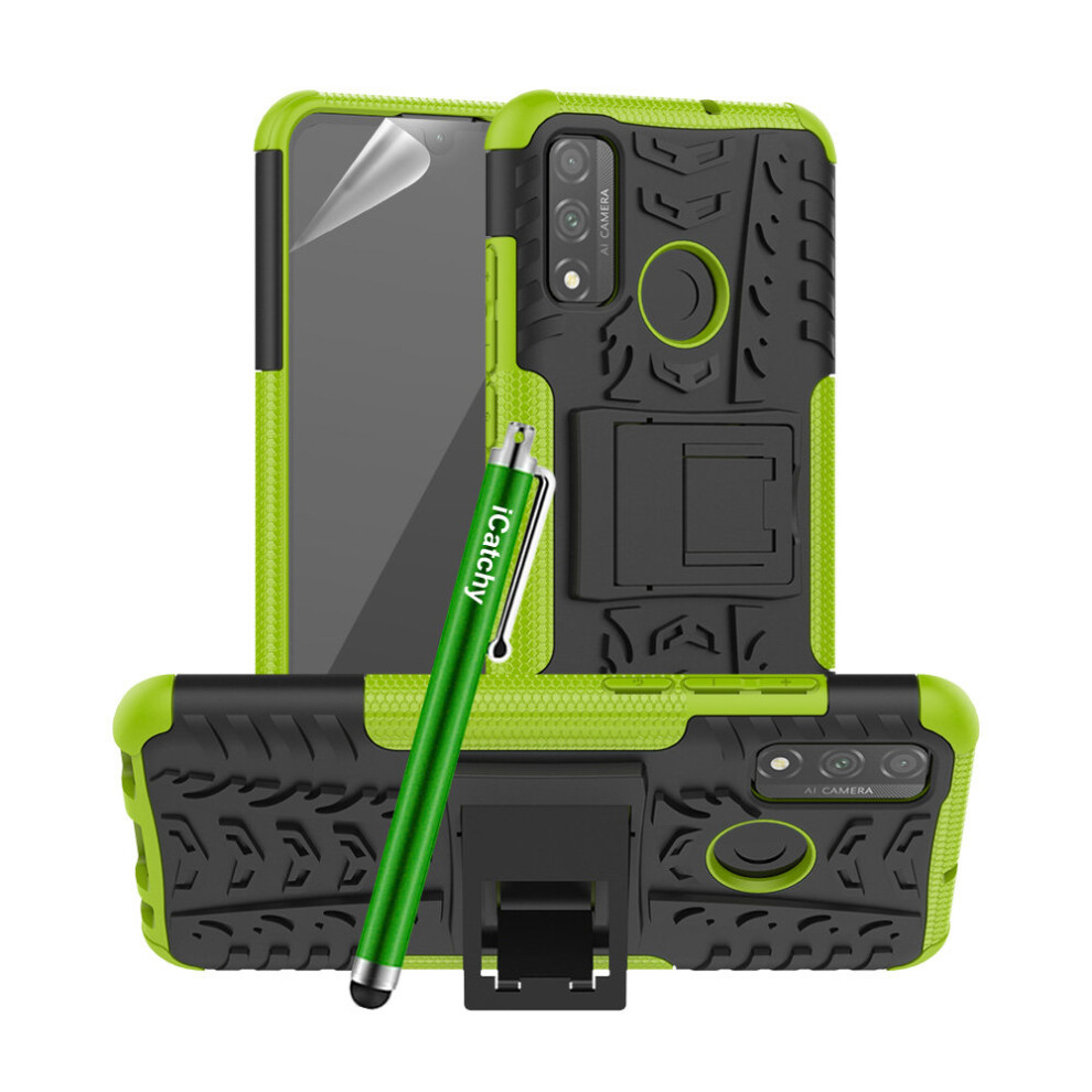 (Lime) For Huawei P Smart 2020 Shockproof Case Green 5056298096657