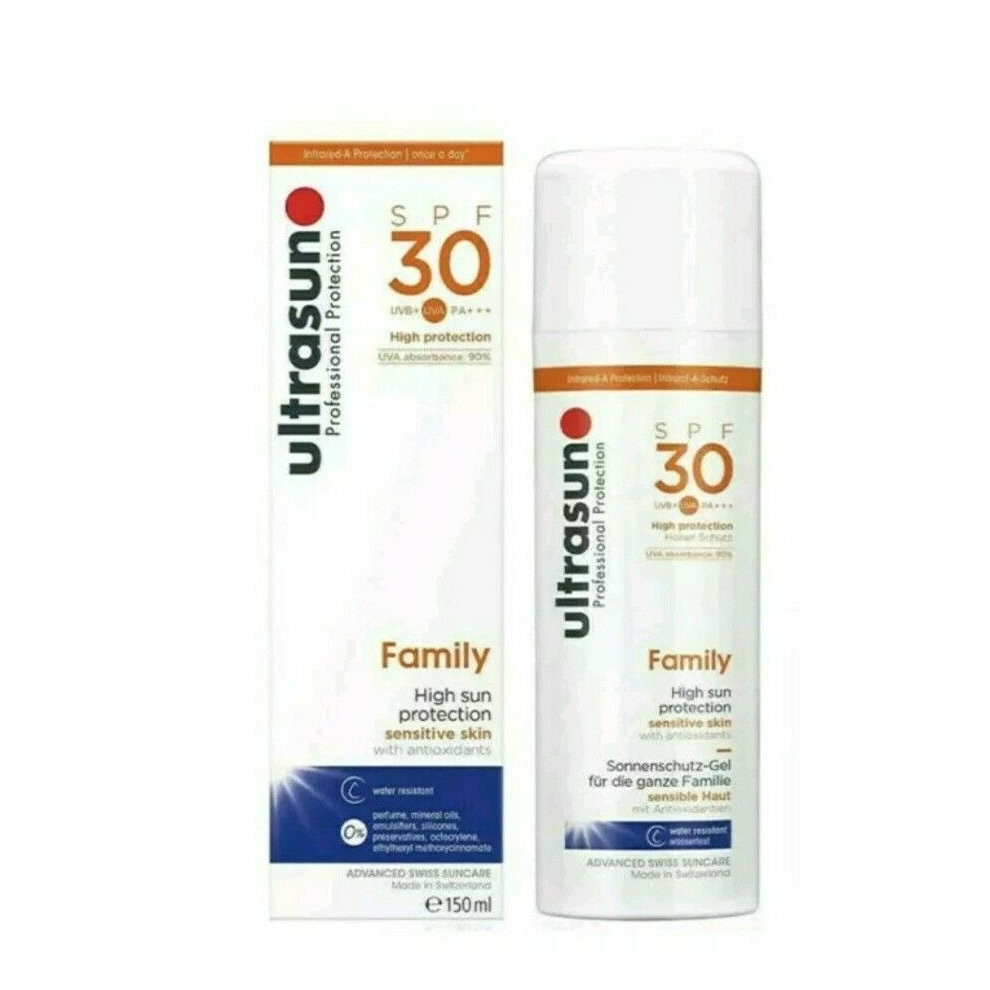 Ultrasun Sun Family SPF 30 150ml Sensitive Formula for All Ages NEW