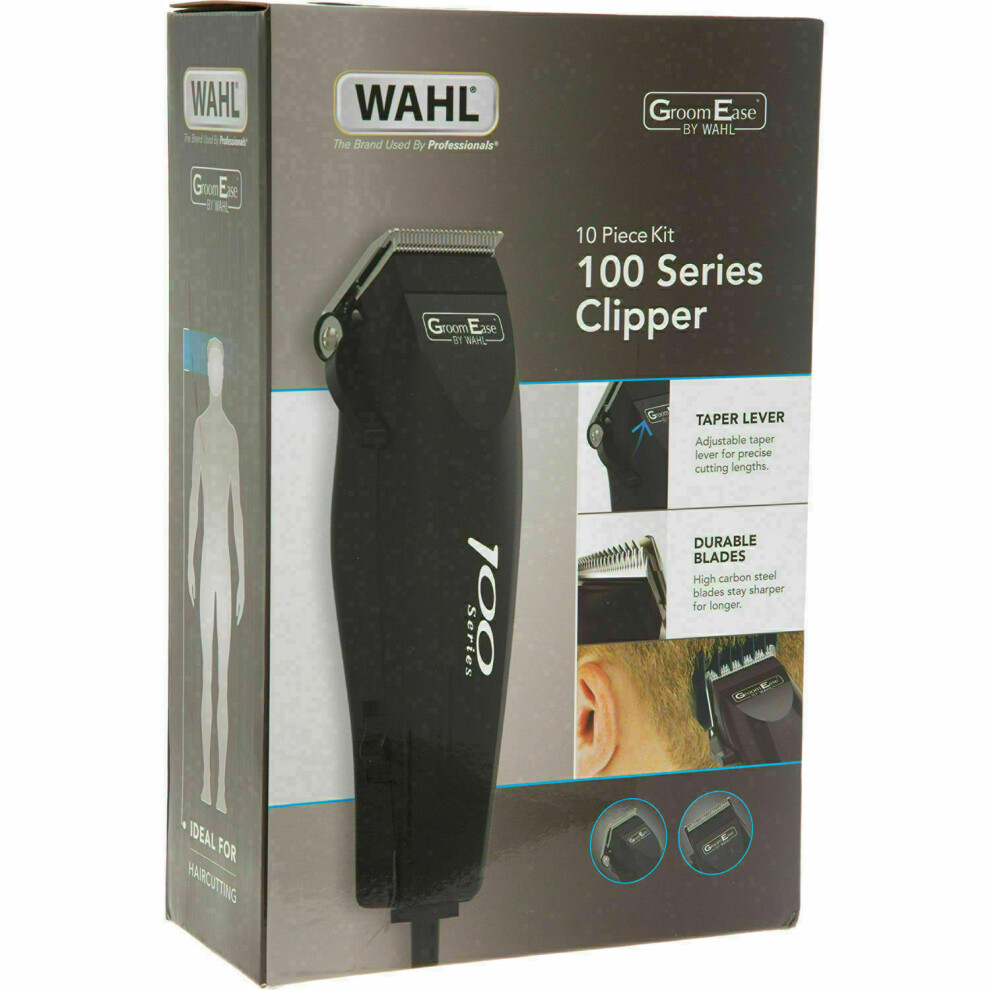 Wahl 100 Series GroomEase Men's Hair Cutting Mains Clipper Set