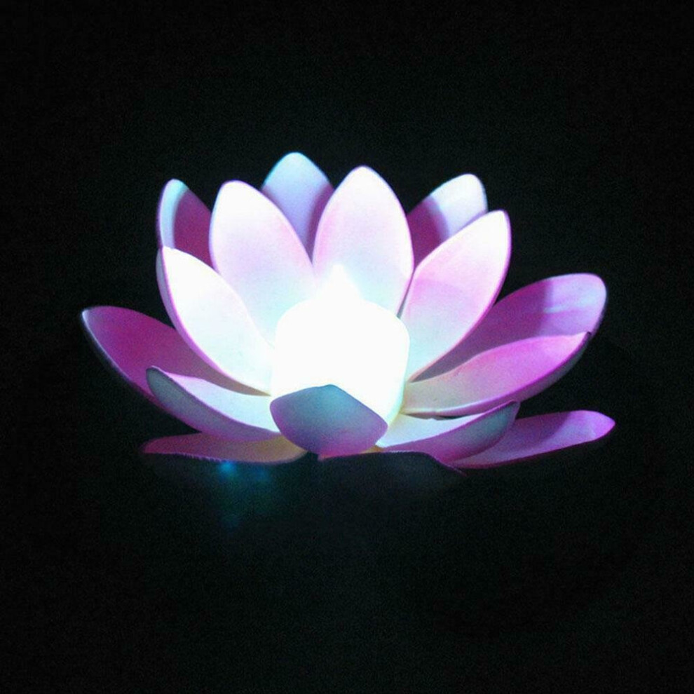 Ranpo (Gradient) Floating Led-Lotus S Outdoor Pond Pool Garden Flower Night Lamp Decor Light