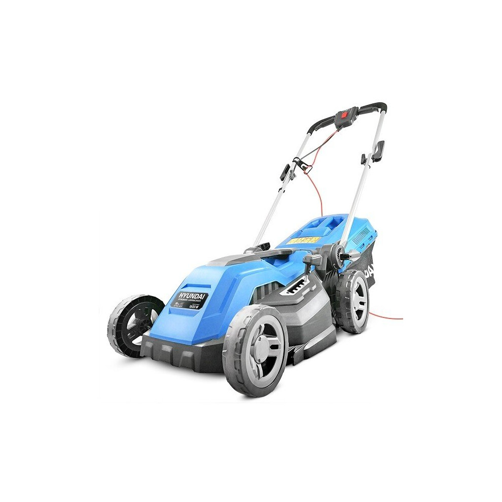 Hyundai HYM3800E Electric 1600W / 230V 38cm Rotary Rear Roller Mulching Lawnmower