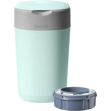 Tommee Tippee Twist and Click Advanced Nappy Disposal Sangenic Tec Bin, Green