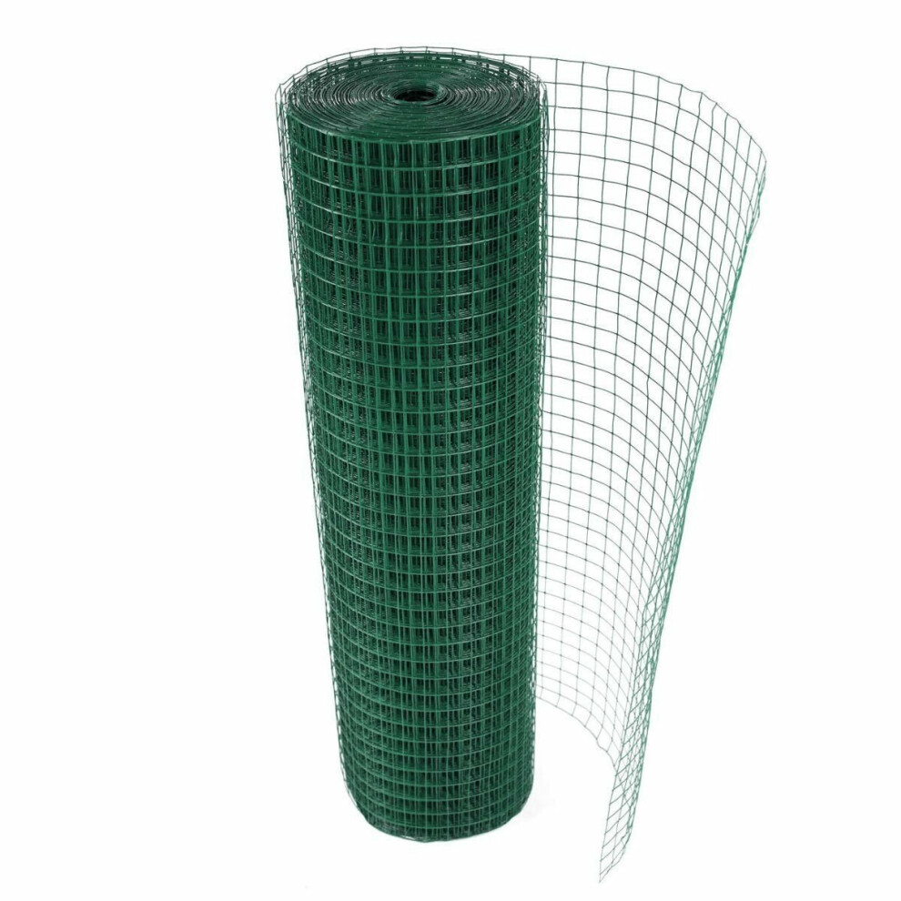 (0.9m X 45m ) PVC Coated Mesh Wire Poultry Fencing Protection