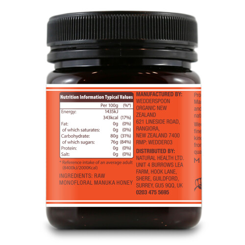 Wedderspoon Wedderspoon Raw Kfactor 16 Manuka Honey 250g 2