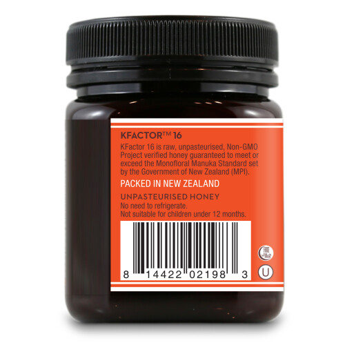 Wedderspoon Wedderspoon Raw Kfactor 16 Manuka Honey 250g 1