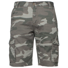 (Khaki, 42") Kruze Mens Army Combat Shorts Camouflage Cargo Casual Camo Work Half Pants
