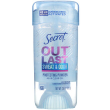 Secret, Outlast, 48 Std. Klargel Deodorant, Protecting Powder, 2,6 oz (73 g)