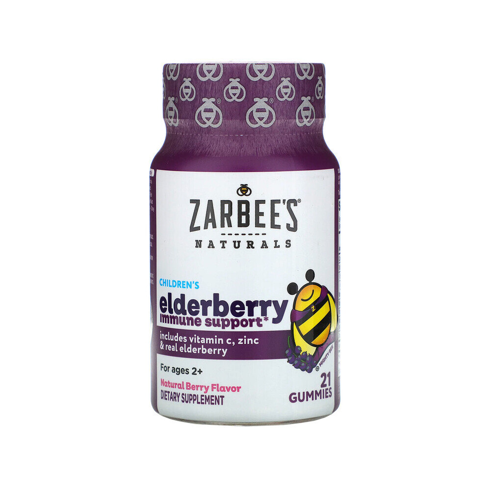 Zarbee's , Children's, Elderberry Immune Support, Berry Flavor