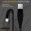(15 CM, Black) Type-C USB Data & Fast Charging Cable for iPhone 16 and Samsung Galaxy New Series 3