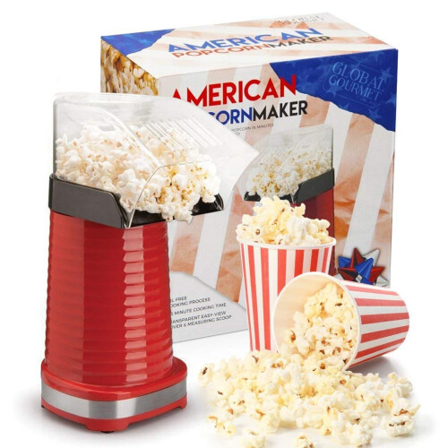 Global Gourmet 1200W Red Air Popcorn Maker 2