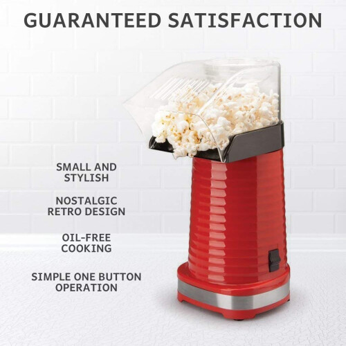 Global Gourmet 1200W Red Air Popcorn Maker 1
