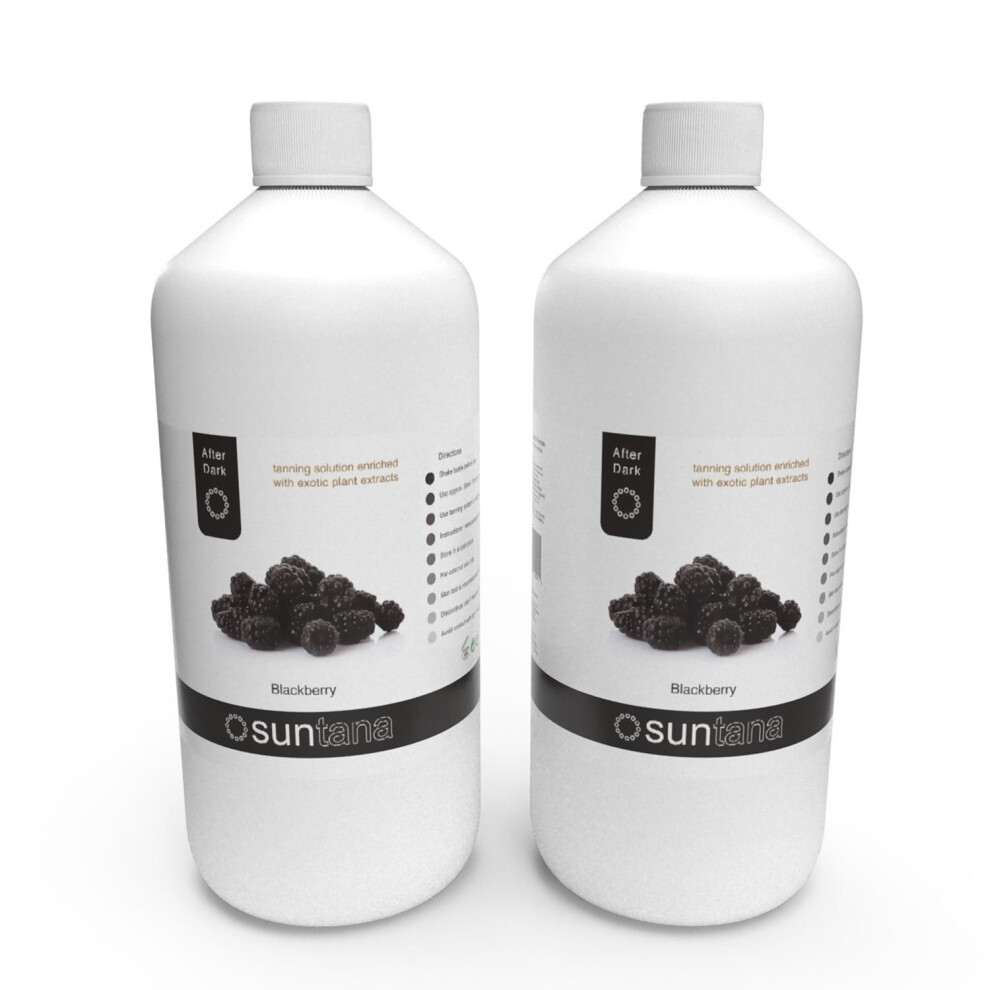 2 x 1000ml Suntana BLACKBERRY