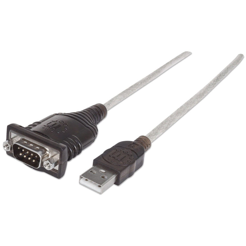 Manhattan Usb-A To Serial Converter Cable, 45Cm, Male To Male,... 766623151801