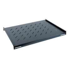 FDL 650mm DEEP 19 FIXED VENTED SHELF - BLACK"