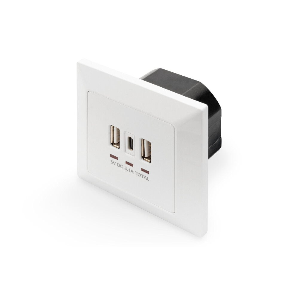 Digitus Wall Outlet 2X Usb, 1X Usb Type C 4016032459842